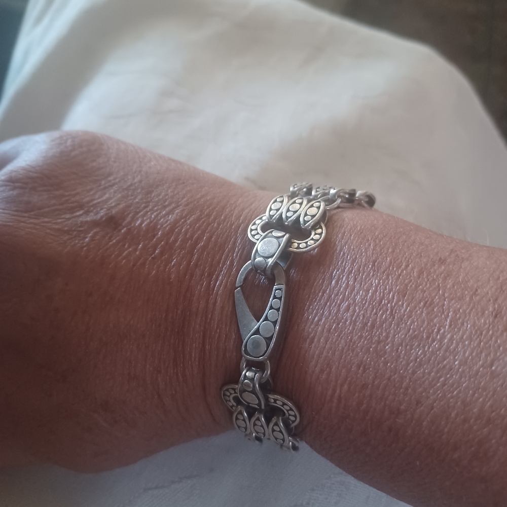 John Hardy Dot 3 Strand Link Bracelet, Sterling Silver - Picture 15 of 15